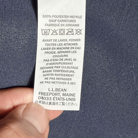 L.L.Bean Womens Sherpa Fleece Jacket Hoodie M Petite Cream Full Zip - Picture 8 of 8